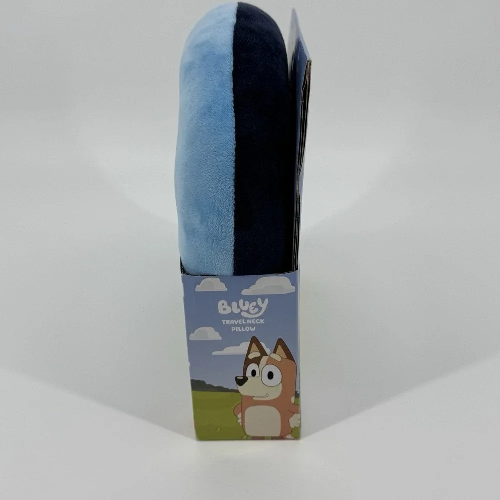 Bluey Travel Neck Pillow Kids Plush U Shape Bluey Bingo NEW NWT Ages 3+
